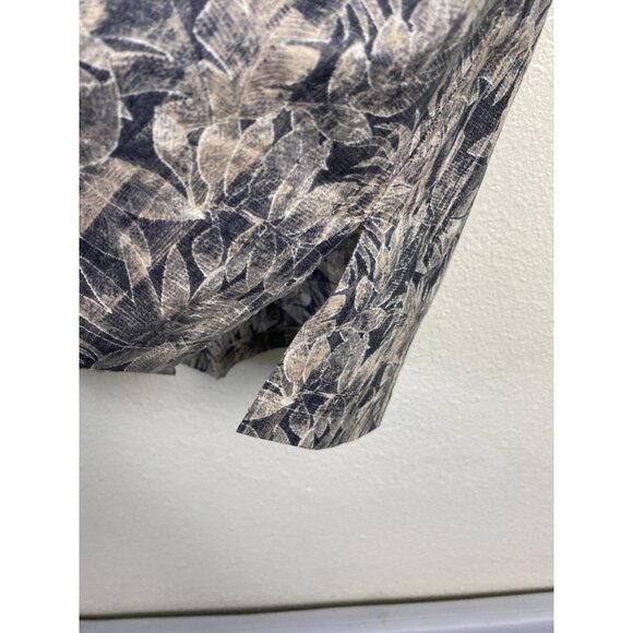 Tori Richard Hawaiian Button Down Shirt Men sz Large Floral Brown beach vacation - Picture 12 of 15